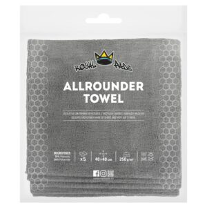 Royal Pads Allrounder Towel 40x40cm 5szt - zestaw bezszwowych mikrofibr 250gsm