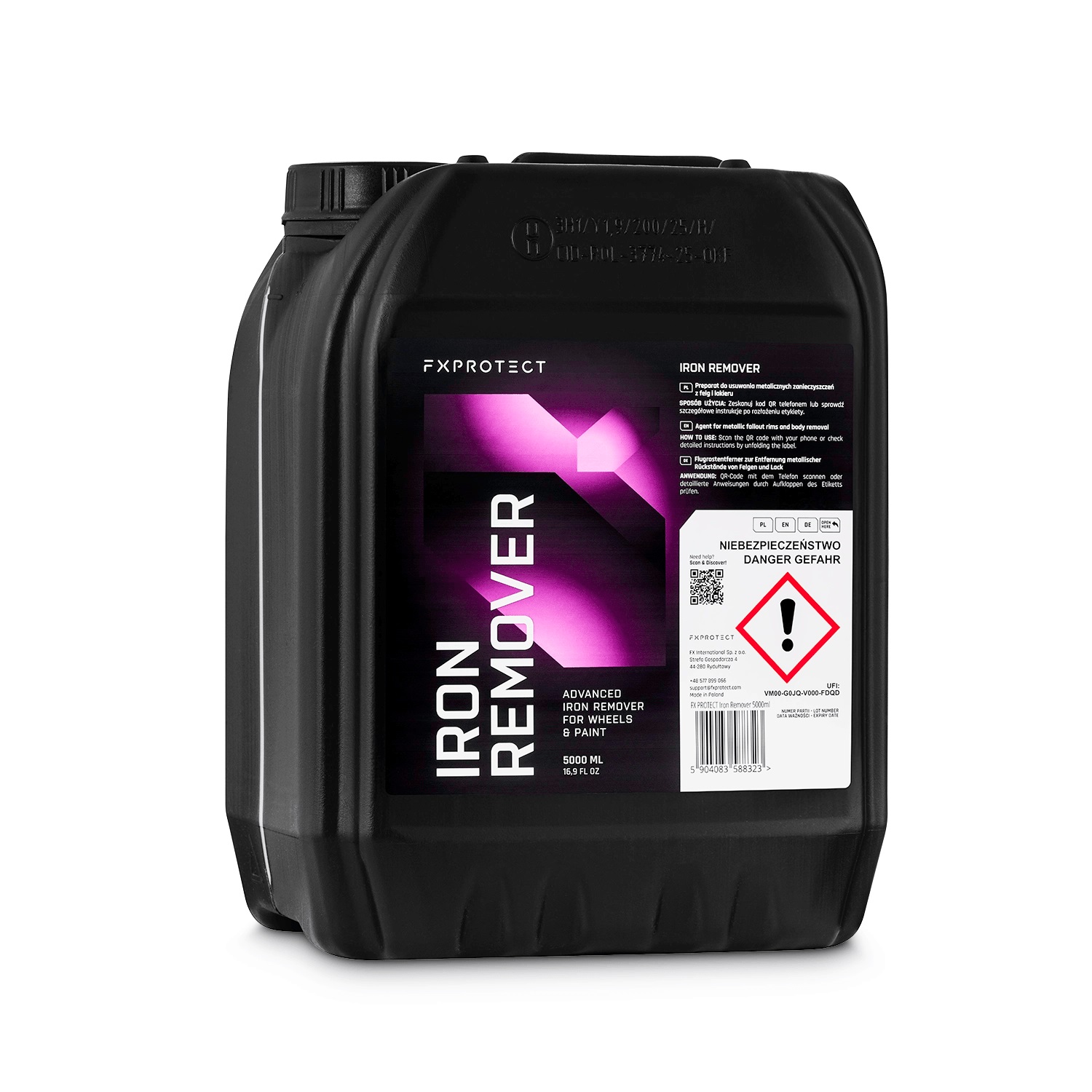 FX Protect Iron Remover 5L - deironizer, usuwa zabrudzenia metaliczne 1 FX Protect Iron Remover 5L - deironizer